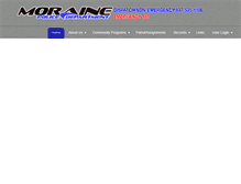 Tablet Screenshot of morainepolice.org